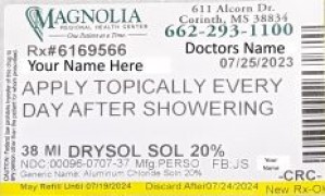 Refill Label Example
